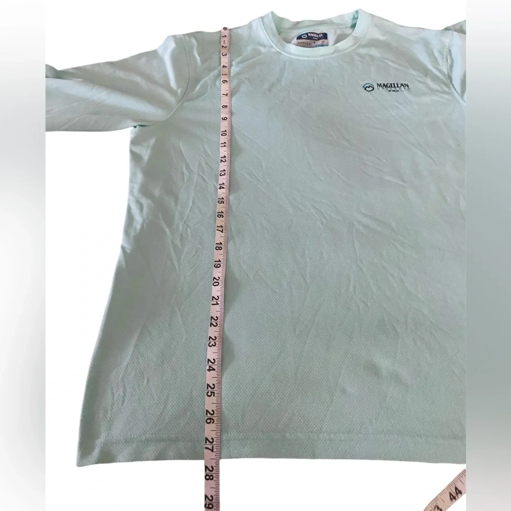 Magellan Men’s outdoors Pro Aqua Blue shirt Angler Series Long Sleeve Si… - Picture 8 of 13